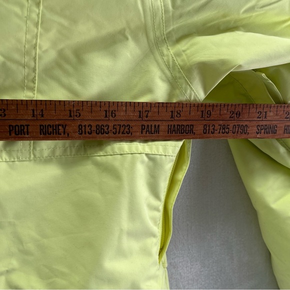 Burton DryRide Neon Green Women Ski Snow Jacket Sz Small Full Zip/Button Y2K - Picture 12 of 14